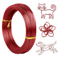 18 Gauge Aluminum Craft Wire, 165 Feet 1mm Bendable Metal Wire by TennWell
