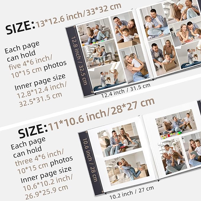Vienrose Photo Album Self Adhesive 4x6 5x7 3x5 8x10 Scrapbook Album DIY Scrap - Image 3