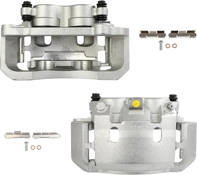 SCITOO 18B4747 18B4746 Front Left & Right Disc Brake Calipers Assembly w/Bracket For Dodge For Ram 2500 2000-2002,For Dodge For Ram 3500 2000-2002,For Dodge For Ram 4000 2000-2002