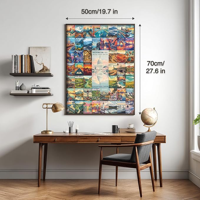 50 States & Washington, D.C. Jigsaw Puzzles - Image 3