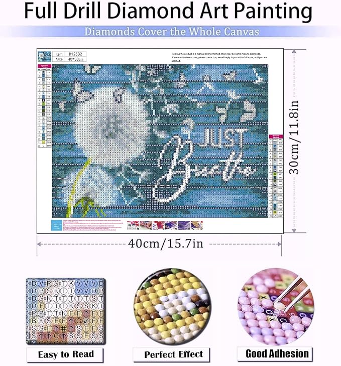 Meothan 5D Dandelion Diamond Art Kits - Image 3