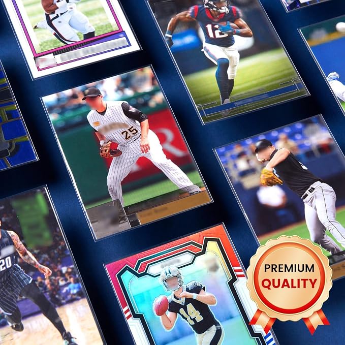 10000ct Clear Card Sleeves for Trading Cards, Baseball Sports Soft Sleeves - Image 6
