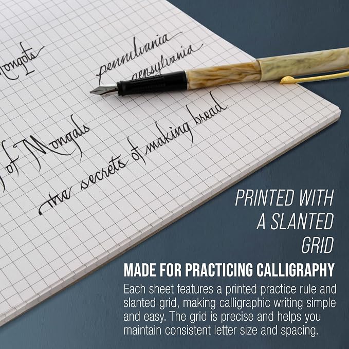 U.S. Art Supply Calligraphy Practice Paper Pad - Image 4