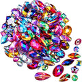 500 Pcs Mixed 10 Colors AB Colorful Gems Rhinestones by KDCQAH