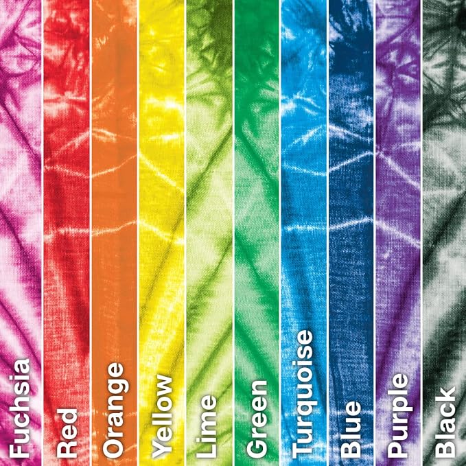 Tulip One-Step Tie-Dye Kit Refills, Rainbow Tie Dye, 30 Pack - Image 4