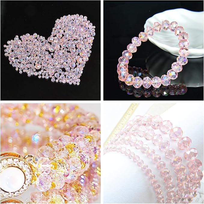 500Pcs 6mm Crystal Glass Beads for Jewelry Making Beads for Bracelets Necklace - Image 5