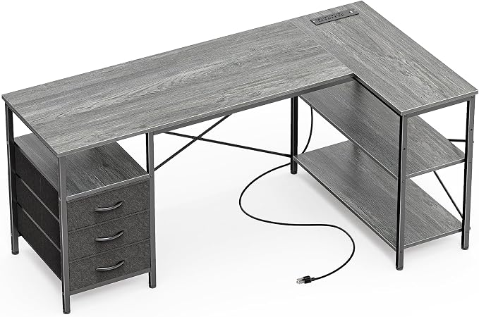 Huuger L Shaped Office Desk by Huuger