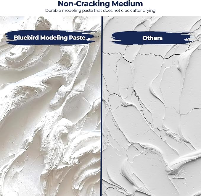 Bluebird Thick Modeling Paste White 28.2 Oz / 800gm - Image 3