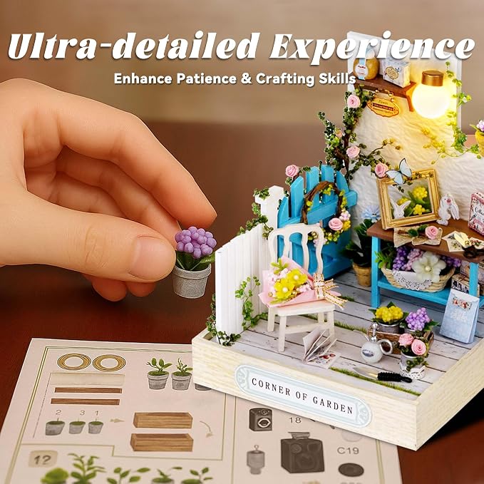 Flever Dollhouse Miniature DIY House Kit Creative Room - Image 4
