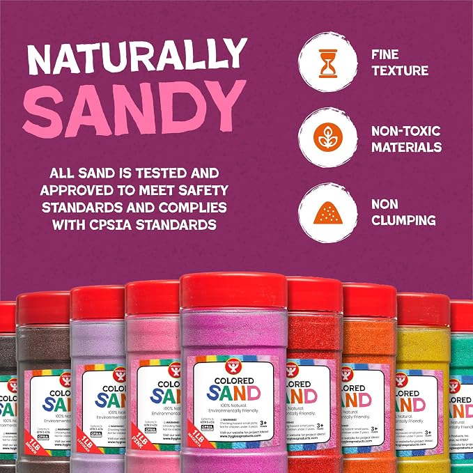 Hygloss Colored Sand for Crafts - Image 5