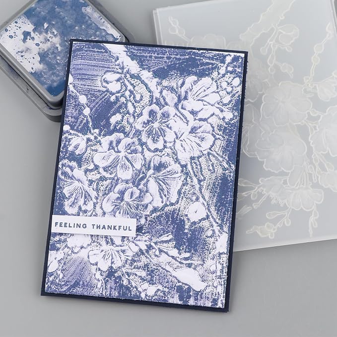 3D Embossing Folder for Card Making Embossing Flower Blossom Floral Plastic - Image 5