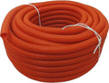Flexible Polyethylene HDPE Non-Split Corrugated Wire Loom Tubing (Orange, 3/4" Dia. x 100 ft)
