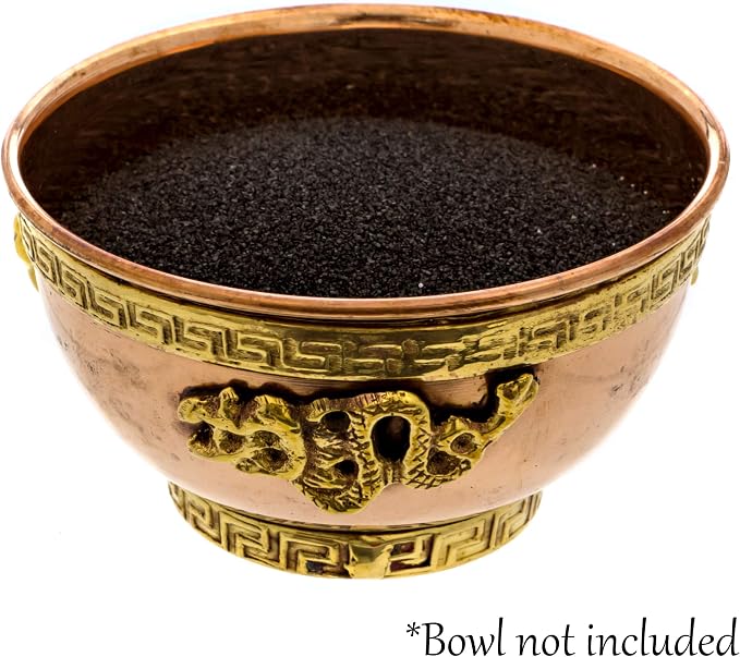 Black Sand - Fine Colored Sand for Ritual Use, Zen Gardens, Incense Burners - Image 5