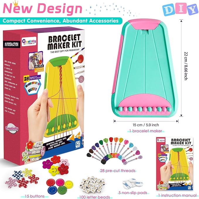 Maynacs Friendship Bracelet Making Kit - Image 4