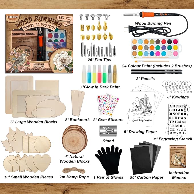 K KERNOWO Wood Burning Kit - Image 8