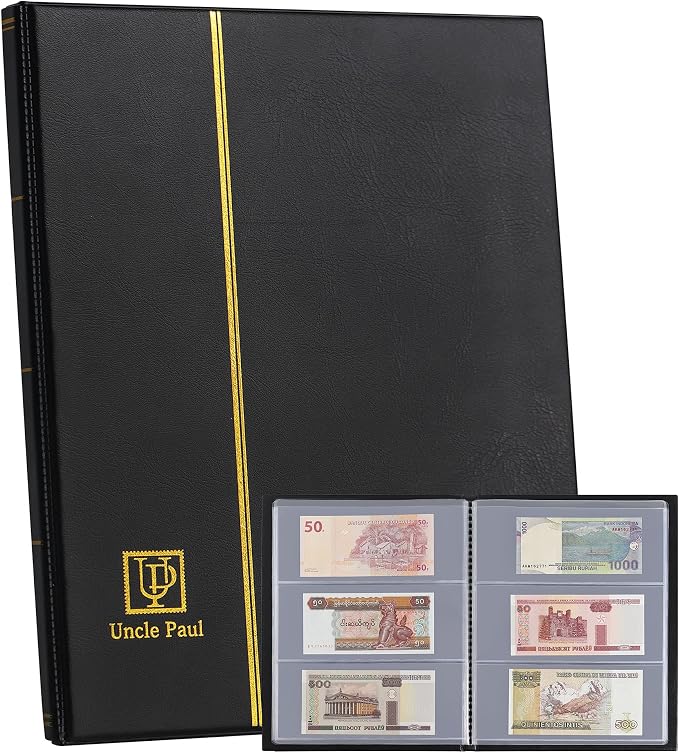 60 Pockets Currency Album by UnclePaul
