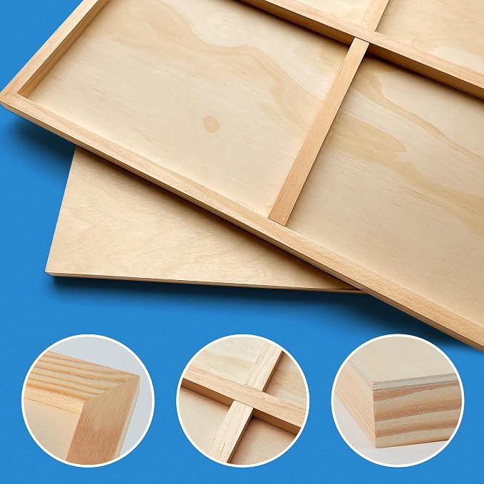 Falling in Art 2 Pack 20x24 Unfinished Birch Wood Panels Kit - Image 5