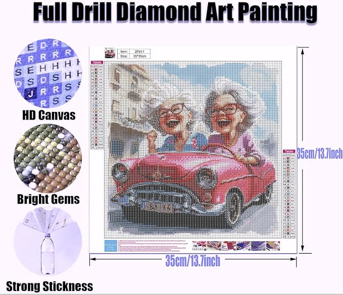Legrace Old Lady Diamond Art Painting Kits - Image 3