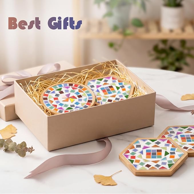 Nuyoach DIY Mosaic Coaster Kits - Image 7
