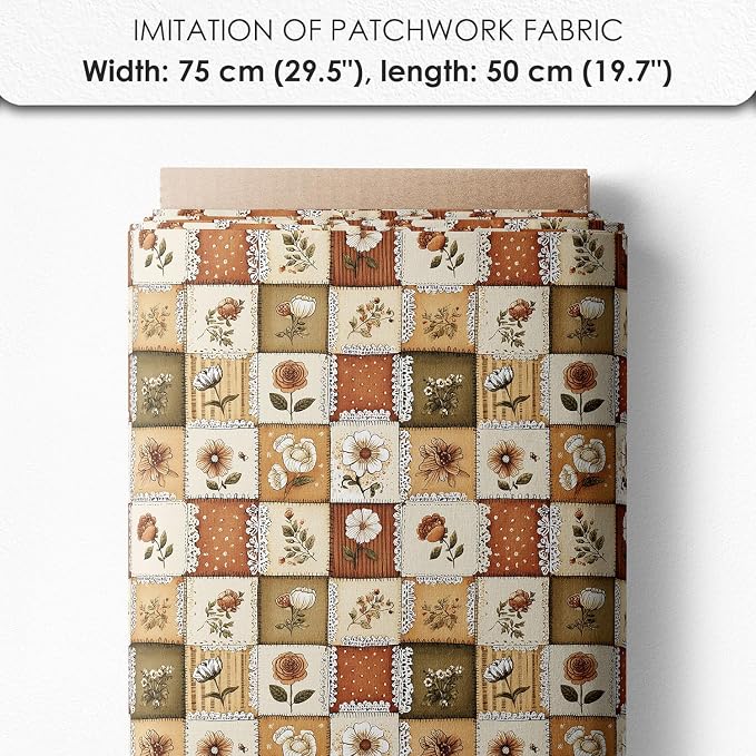 Cotton Patchwork Quilting Fabric Panel – 155×100 cm, 100% Cotton, Made in - Image 7