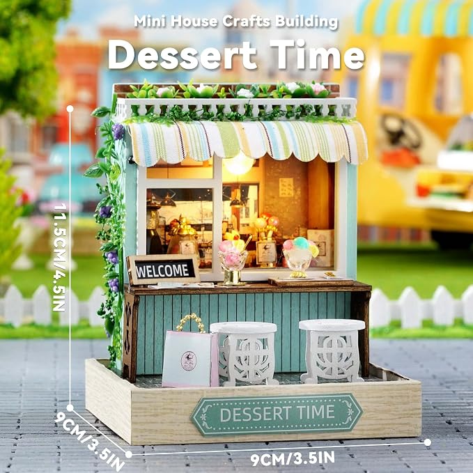 Flever Dollhouse Miniature DIY House Kit Creative Room - Image 8
