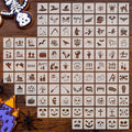 Fainne 100 Pcs 2 Inch Halloween Ghost Stencils Small Stencils by Fainne