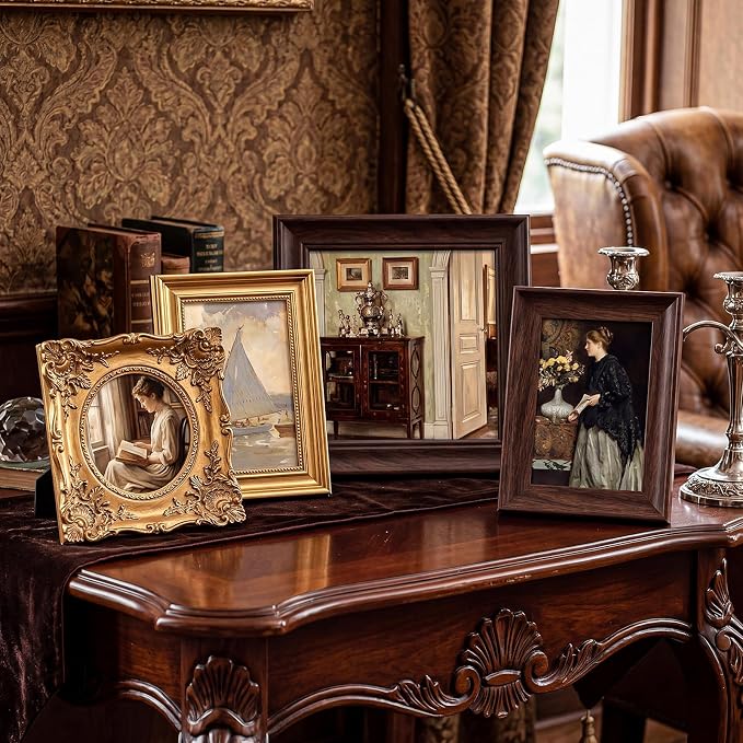 Namalu 15 Pcs Vintage Picture Frames - Image 4