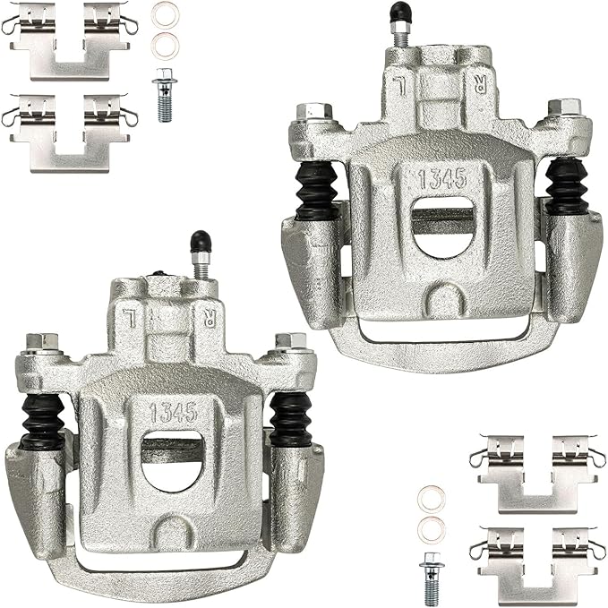 Torchbeam Rear Brake Calipers Set for Toyota Highlander 2004-2007, Rear Left and Rear Right Calipers Replace # 19B2904+19B2905