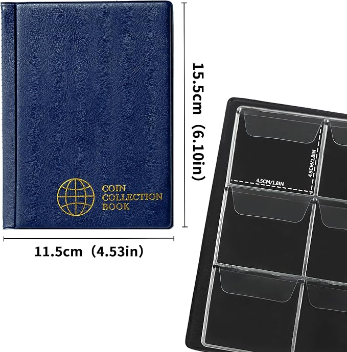 Coin Collection Album 60 Pockets - Image 2