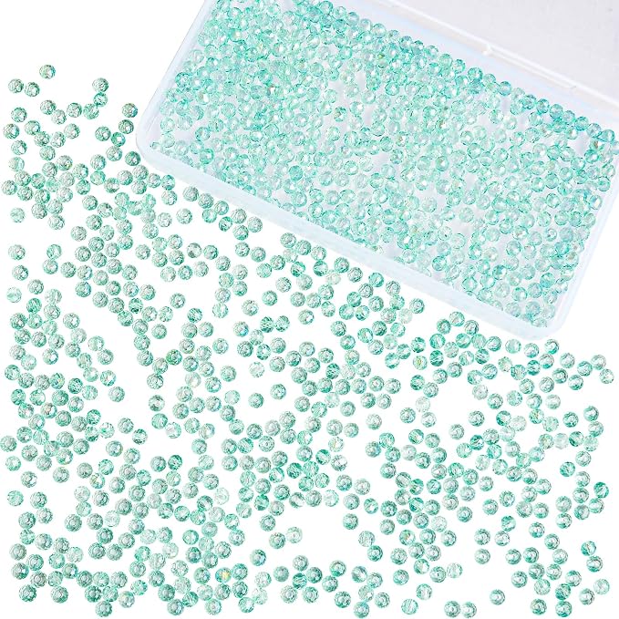 1200Pcs 4mm Crystal Glass Beads by Laopottbeads