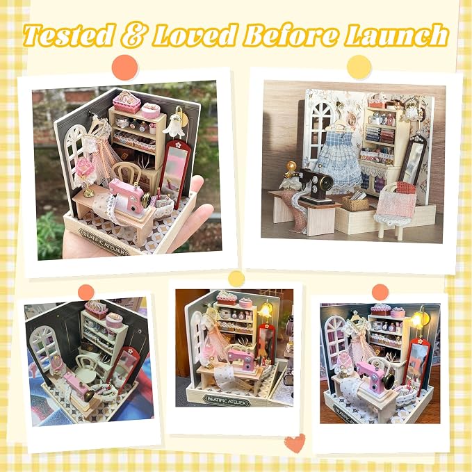 Flever Dollhouse Miniature DIY House Kit Creative Room - Image 7
