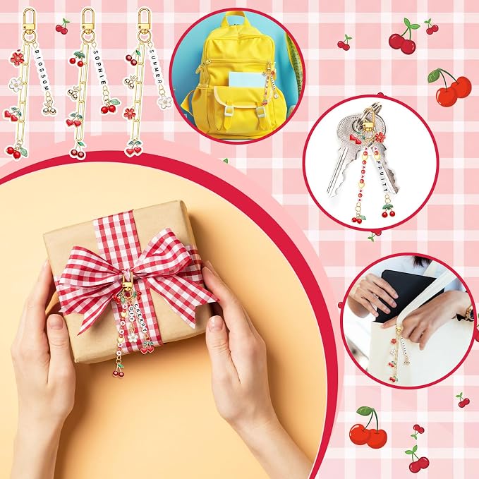CraftyDream 558 Pcs Cherry Charms - Image 4