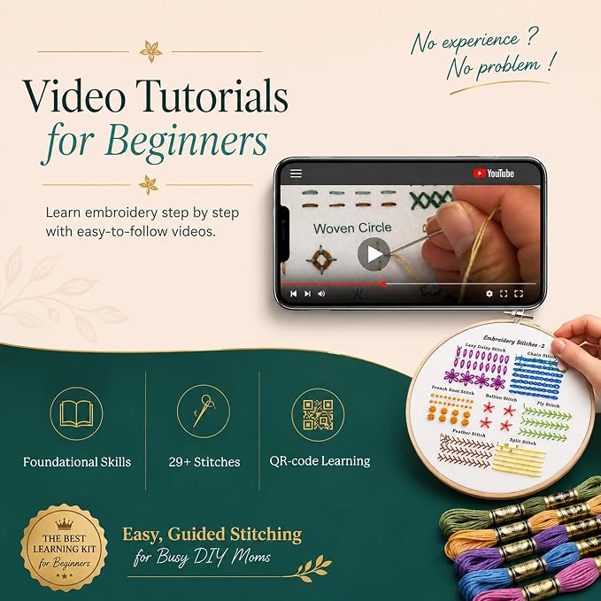 Bradove Classic Embroidery Learning Kit - Image 2