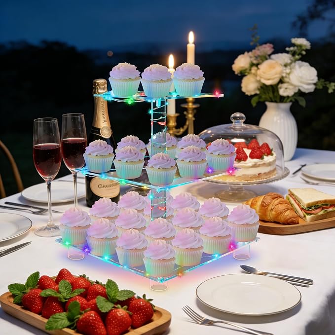 YestBuy 3 Tier Cupcake Stand - Image 6