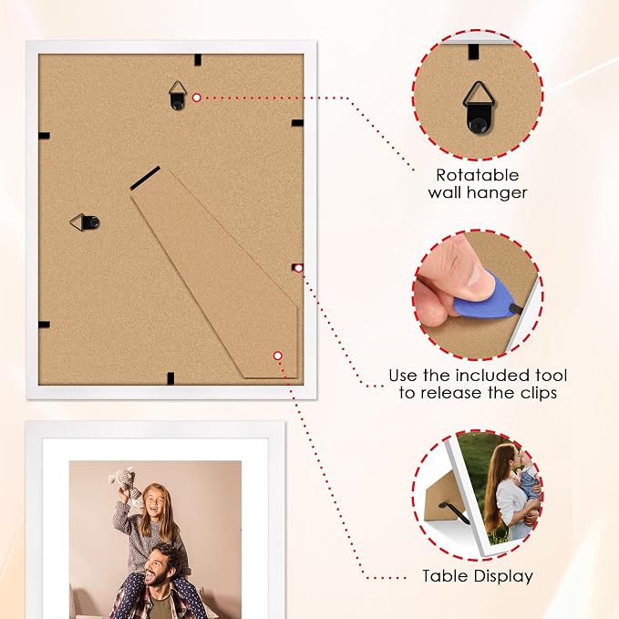 FIXSMITH 10 Pack Picture Frames Collage Wall Decor - Image 5