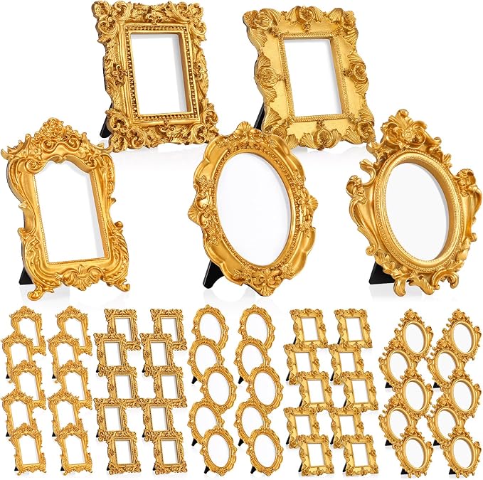 Maitys 50 Pcs Mini Picture Vintage Frames by Maitys