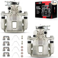 Torchbeam 2PCS Rear Driver and Passenger Side Brake Caliper for Honda Acura for 2008-2012 Accord, 2009-2014 TSX, Disc Brake Caliper Assembly with Bracket Replace #19B3358+19B3359
