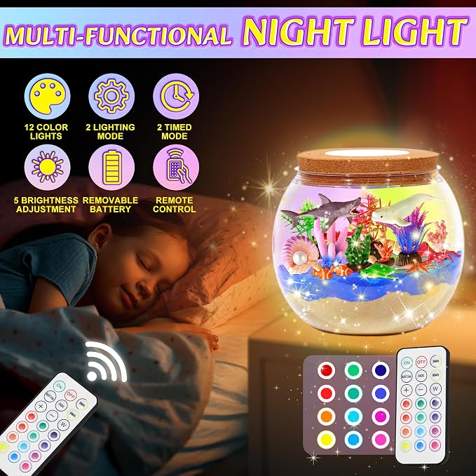 Gifmore Ocean Light Up Terrarium Kit - Image 5