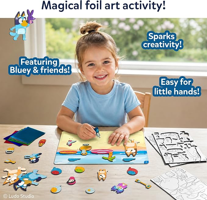 Skillmatics Bluey Foil Fun – Mess-Free DIY Art & Craft Kit - Image 2