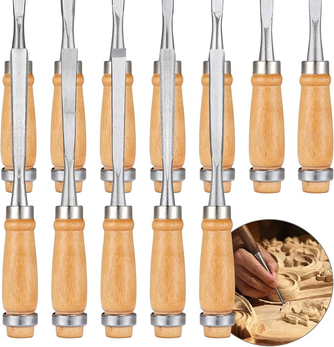 Calary 24Pcs Wood Carving Chisel Set - Image 6