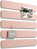 Fluxynara Cork Board Alternative Felt Strip Board 5-Pack 13"x2", Office Pin by FLUXYNARA