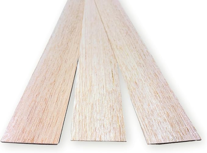Proartek PK00040 Model BWH003X010 Pack of 10 Balsa Wood Sheets, and by ProartekDrafting