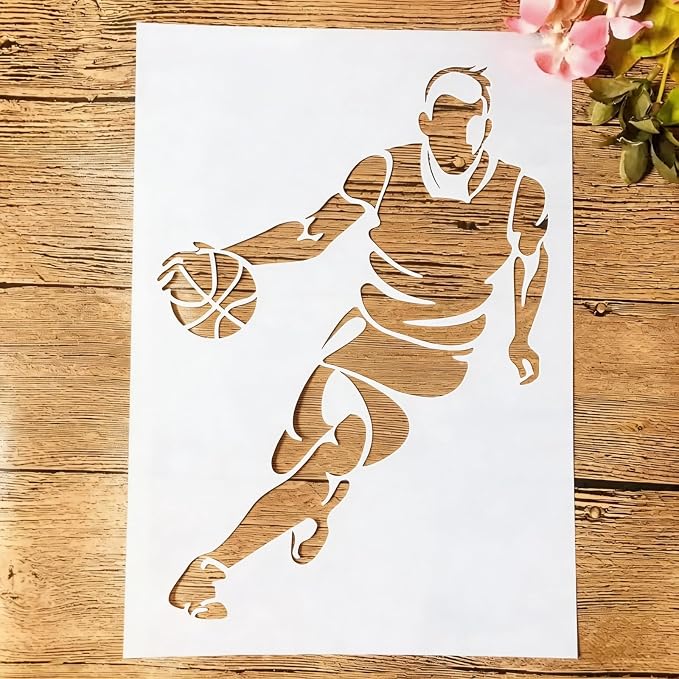 TIAMECH A4 Reusable Basketball Stencil by TIAMECH