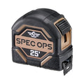 Spec Ops Tools 25-Foot Tape Measure, 1" Double-Sided Blade, Military-Grade Composite Case, 3% Donated to Veterans