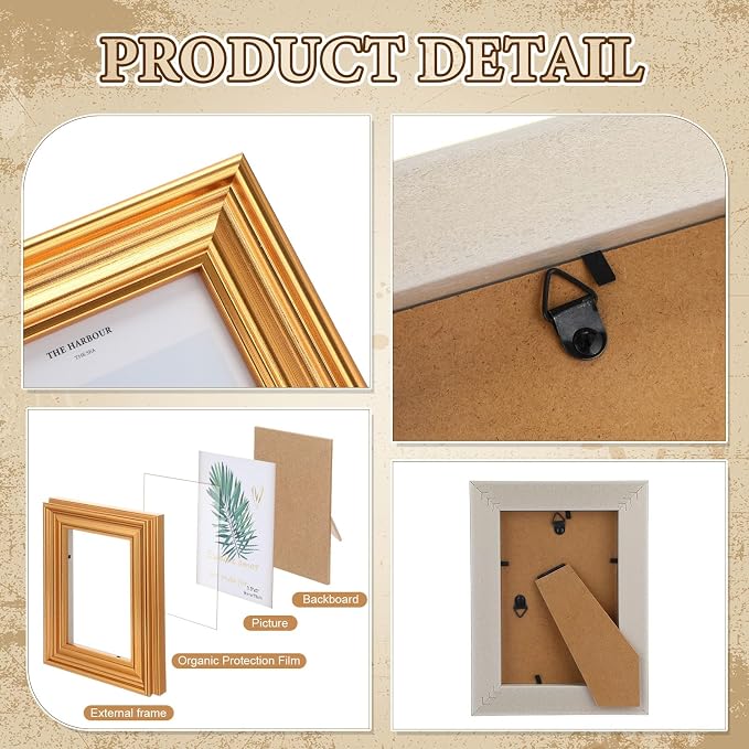 Mifoci 10 Pcs Gallery Vintage Frame Set - Image 4