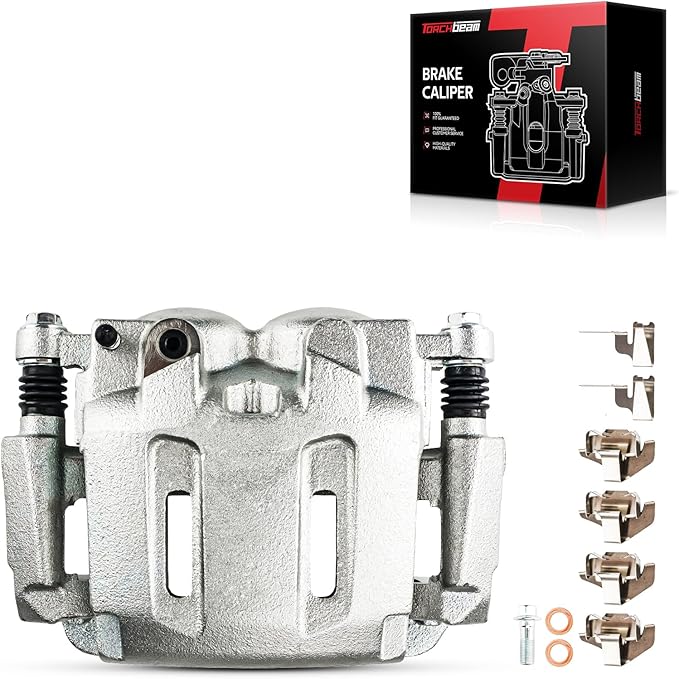 Torchbeam Front Brake Caliper Left for Ford 2005-2012 F-250 Super Duty, Ford 2005-2012 F-350 Super Duty, Front Left Caliper Replace # 18B5023