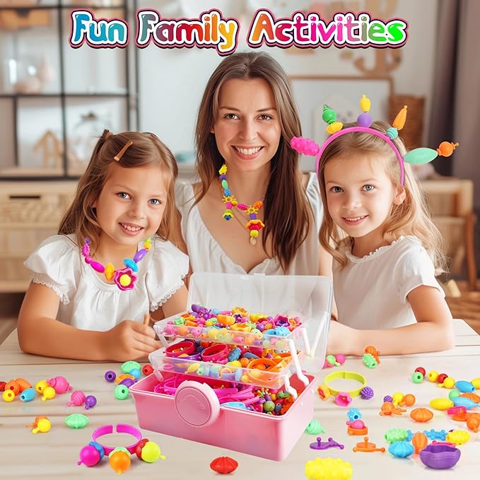 FUNZBO 850pcs Pop Beads - Image 8