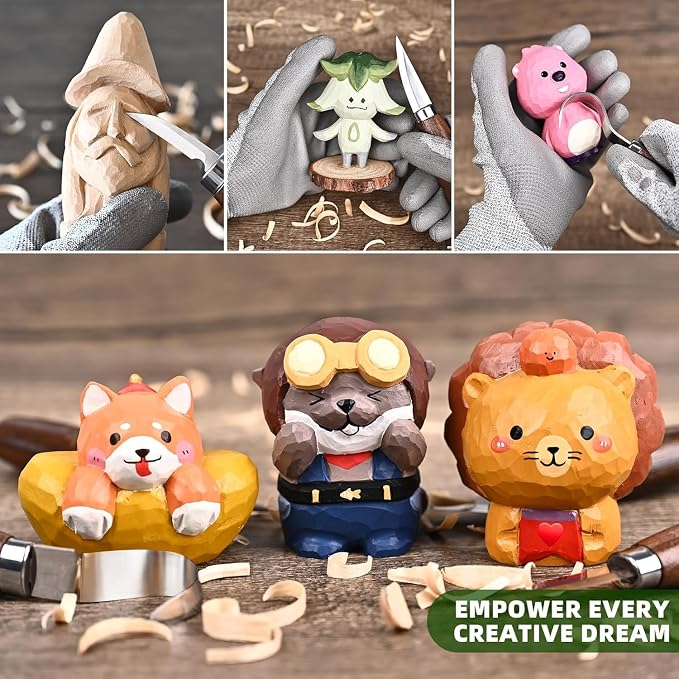 IMYMEE Wood Whittling Kit for Beginners-Complete Whittling Set - Image 4
