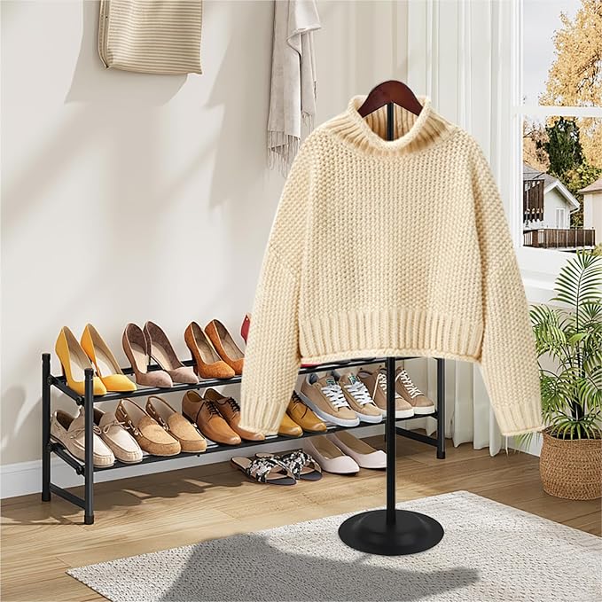12 Pack T Shirt Display stand, Adjustable T shirt Shoulder Stand - Image 6