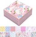 168 Pcs Multicolor Charm Packs for Quiltings, Beautiful Colorful Bow and Flower by Unknown